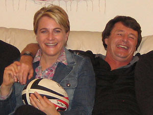 Barry Welsh and his "traded" spouse, Patricia Plonsker