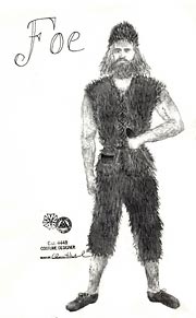 The ape-skin costume for Crusoe