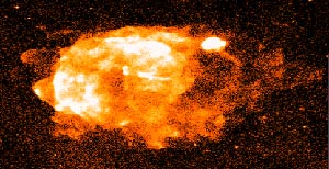 Vela supernova remnant as seen by the now defunct German X-ray observatory ROSAT
