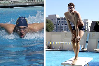 Cal swimmers Cavic and Draganja