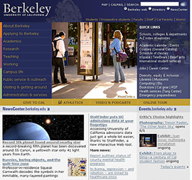 New gateway site home page