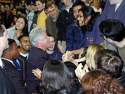 Former President Bill Clinton comes to UC Berkeley