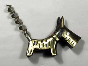 Scottie dog corkscrew