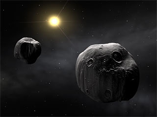binary asteroid 90 Antiope
