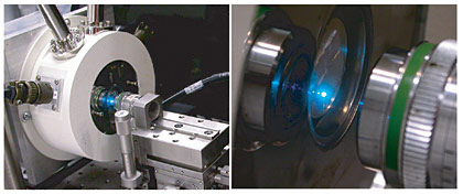 optical setup for single plasmon laser 
