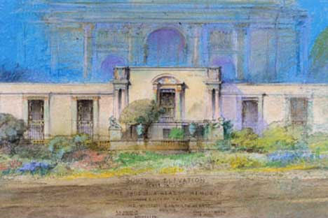 color rendering and study for one of the campus buildings